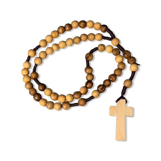 Olive Wood Nazareth Rosary
