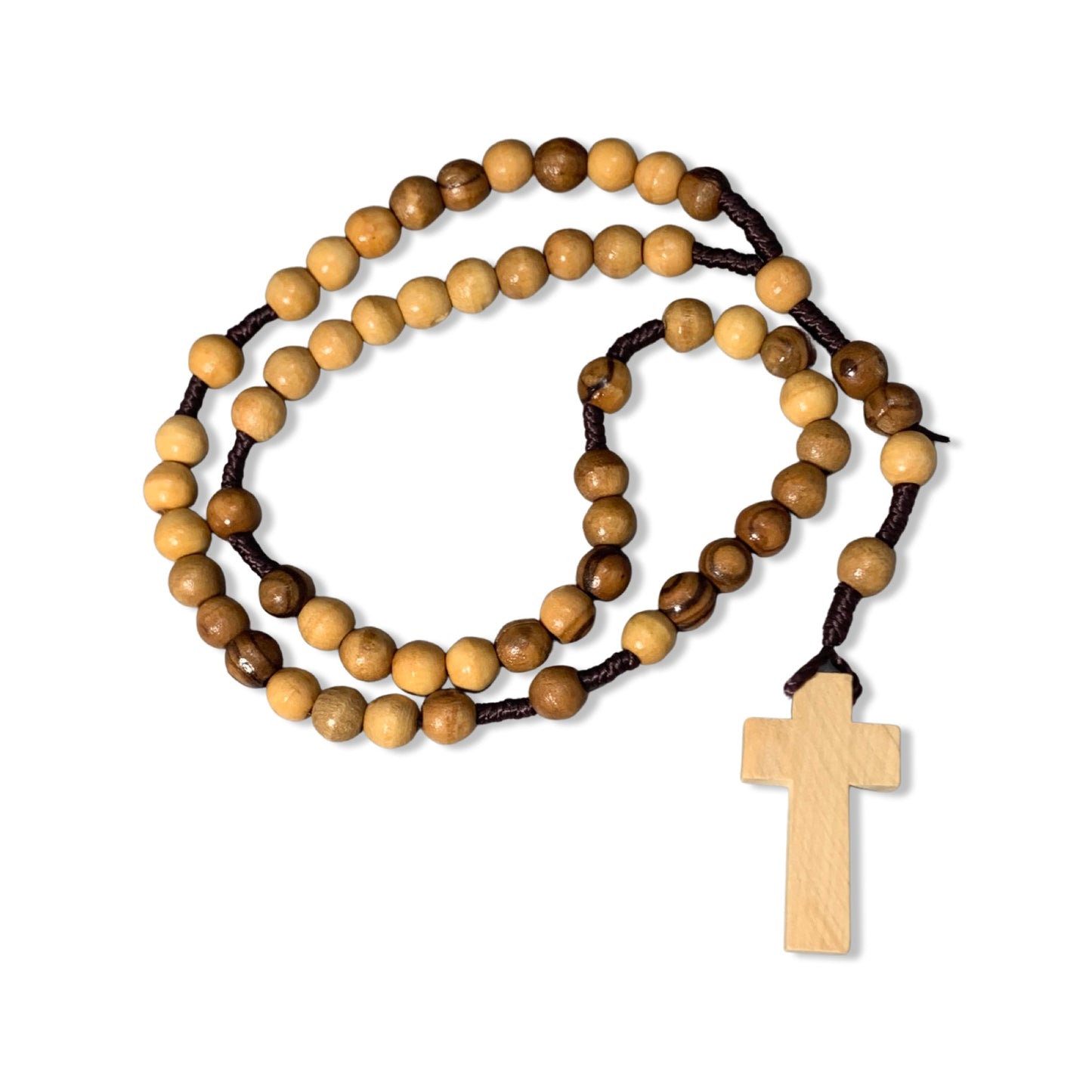 Olive Wood Nazareth Rosary