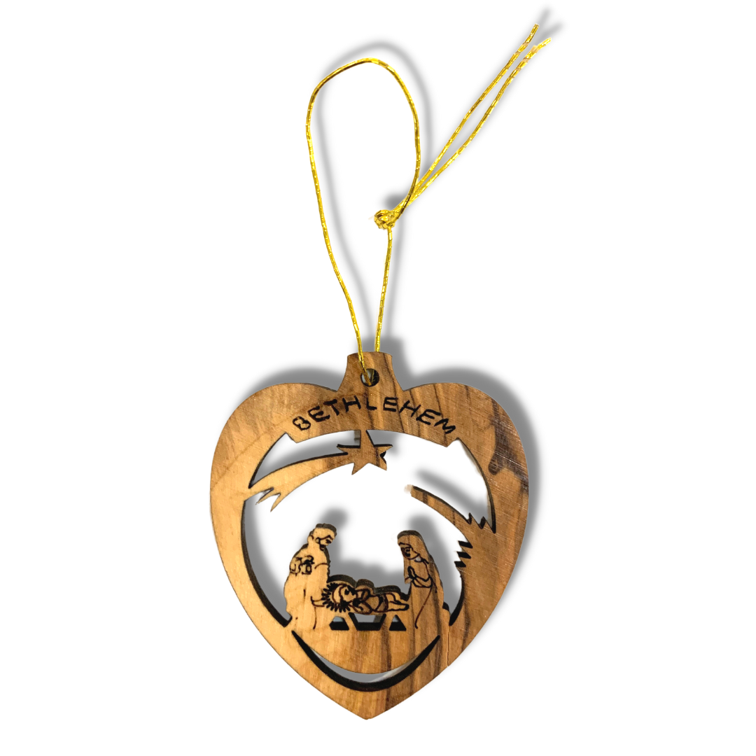 Olive Wood Ornament