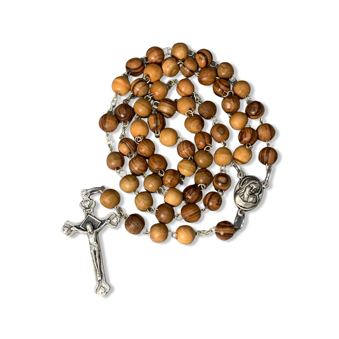 Olive Wood Our Lady of Tenderness Rosary