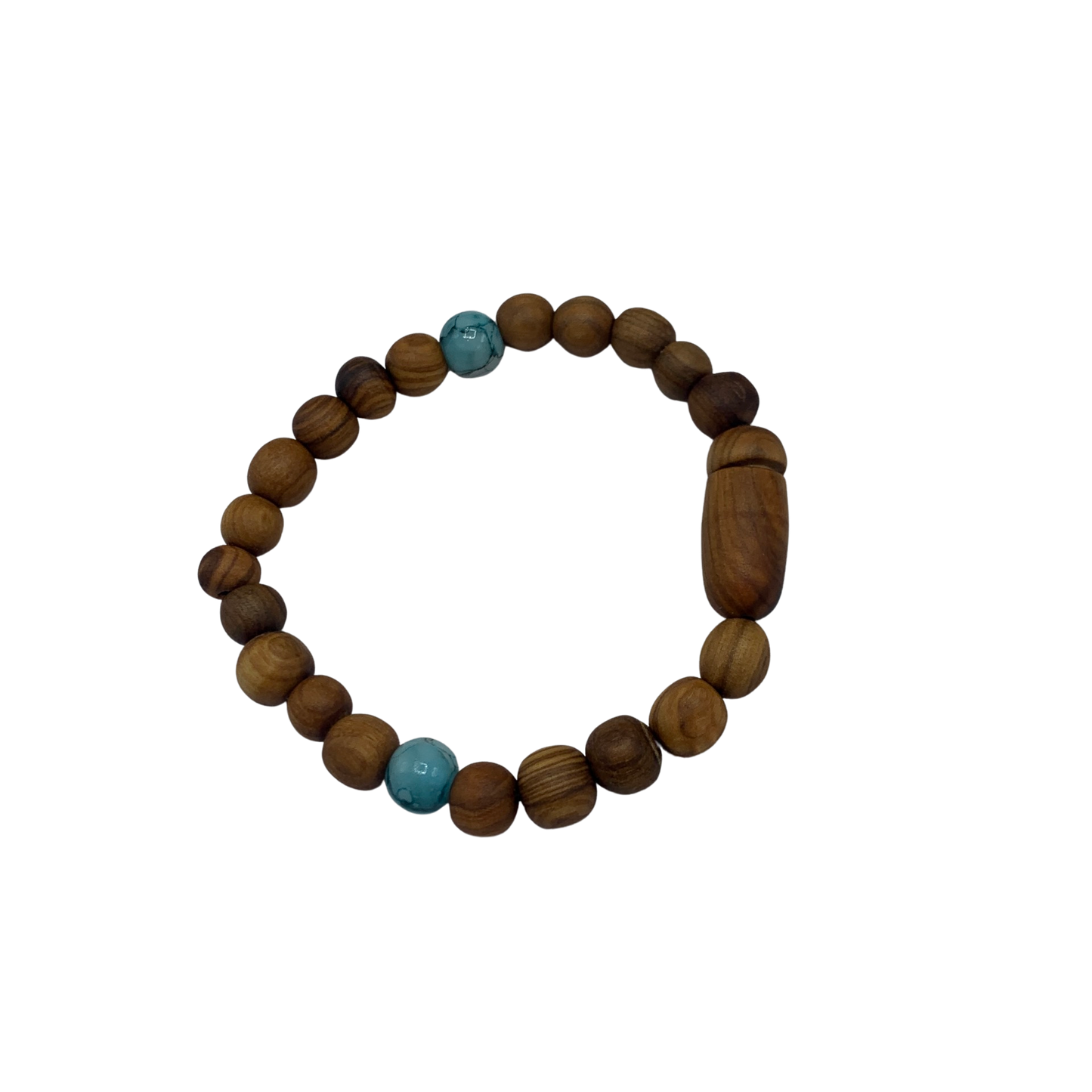 Olive Wood Queen of Peace Bracelet