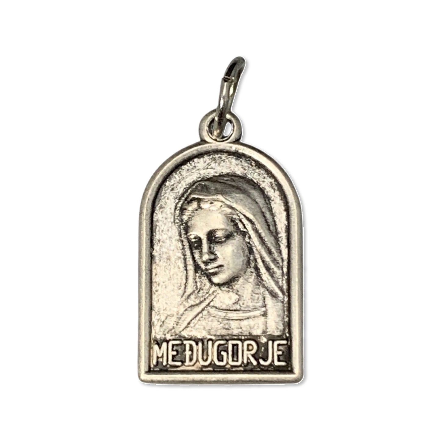 Queen of Peace Arched Medal