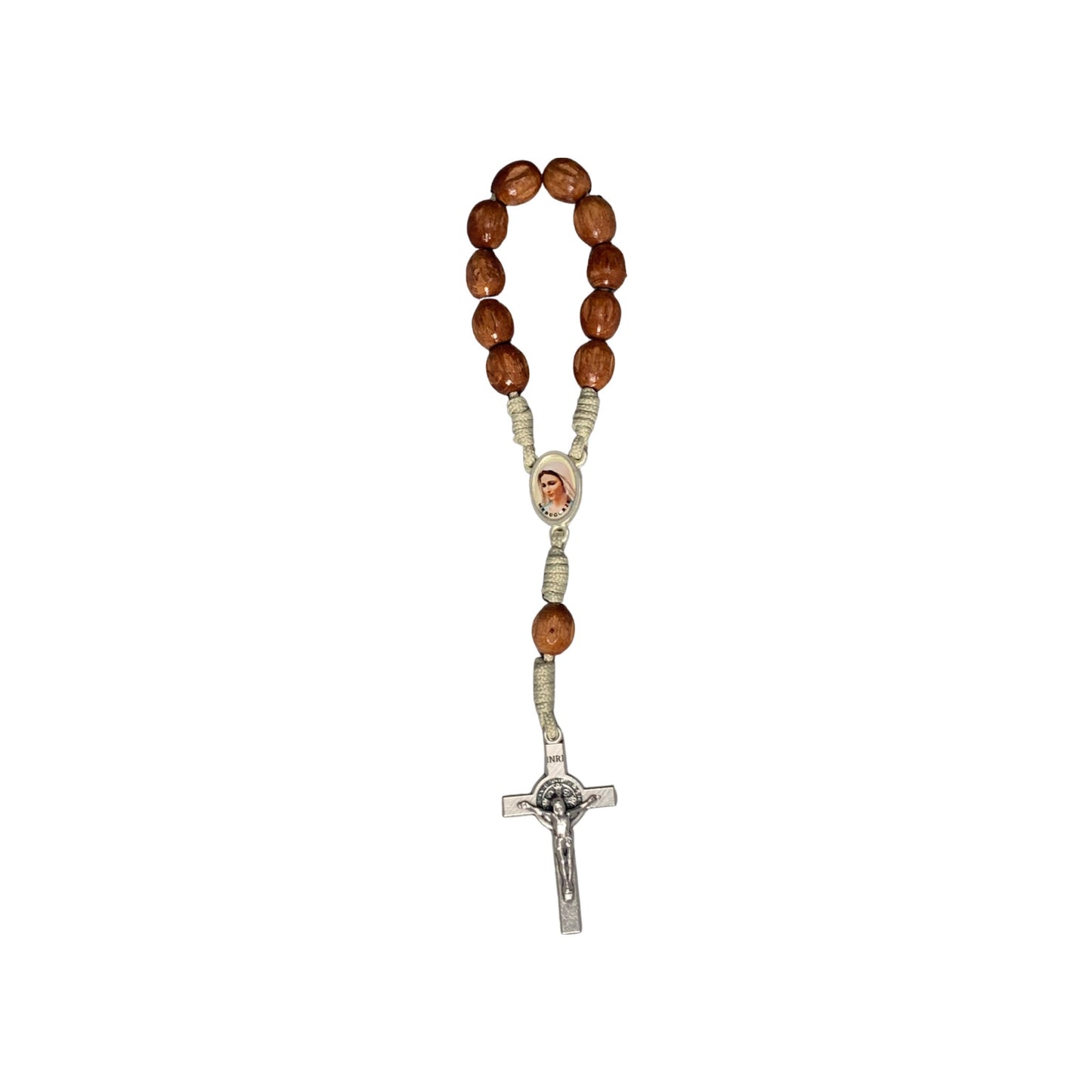 Queen of Peace Decade Rosary of Assorted Colors