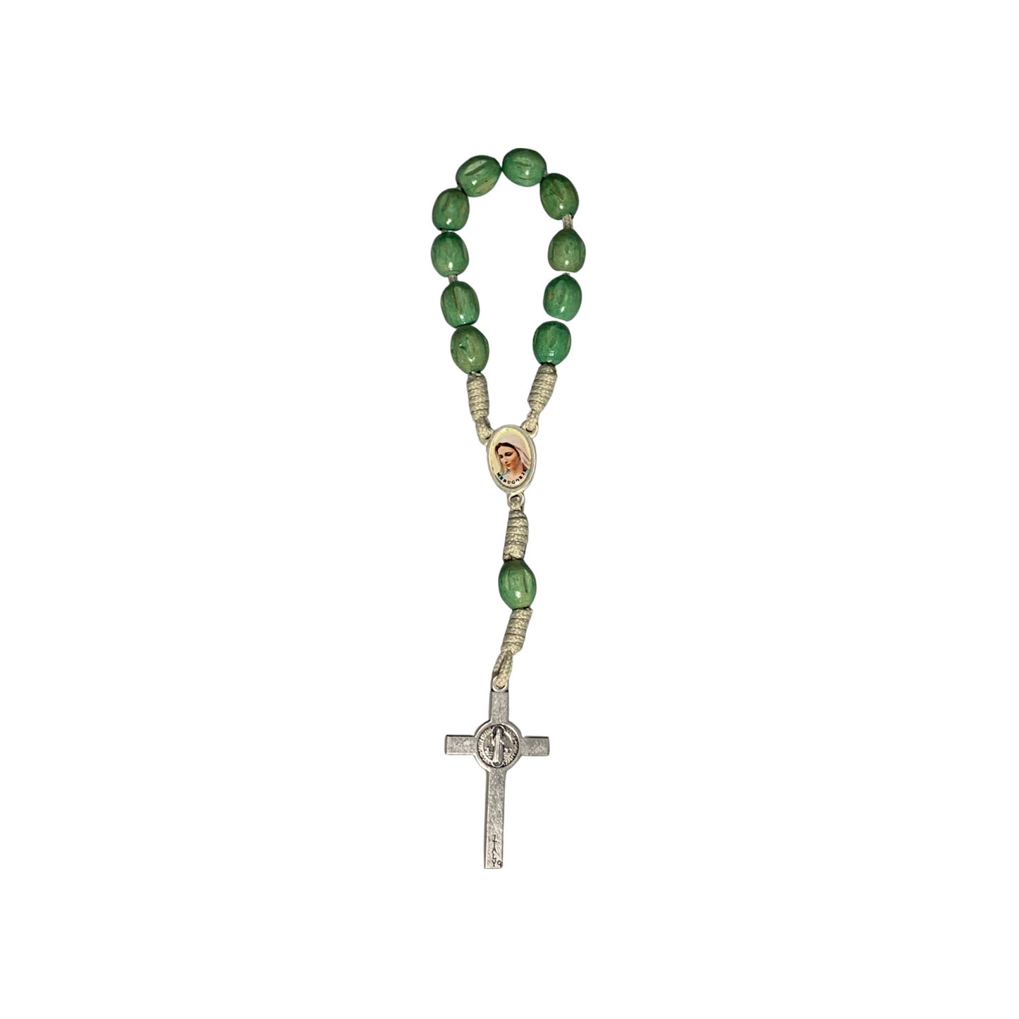 Queen of Peace Decade Rosary of Assorted Colors