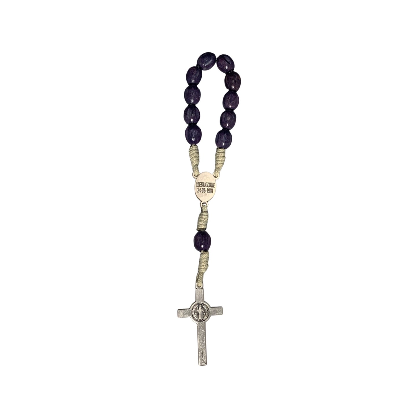 Queen of Peace Decade Rosary of Assorted Colors