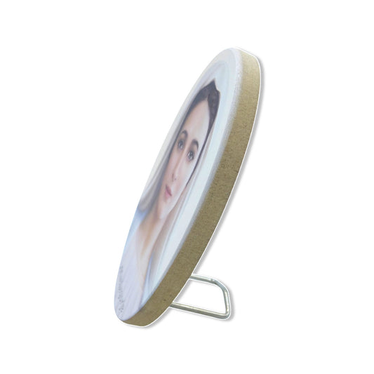 Oval Our Lady Queen of Peace Image