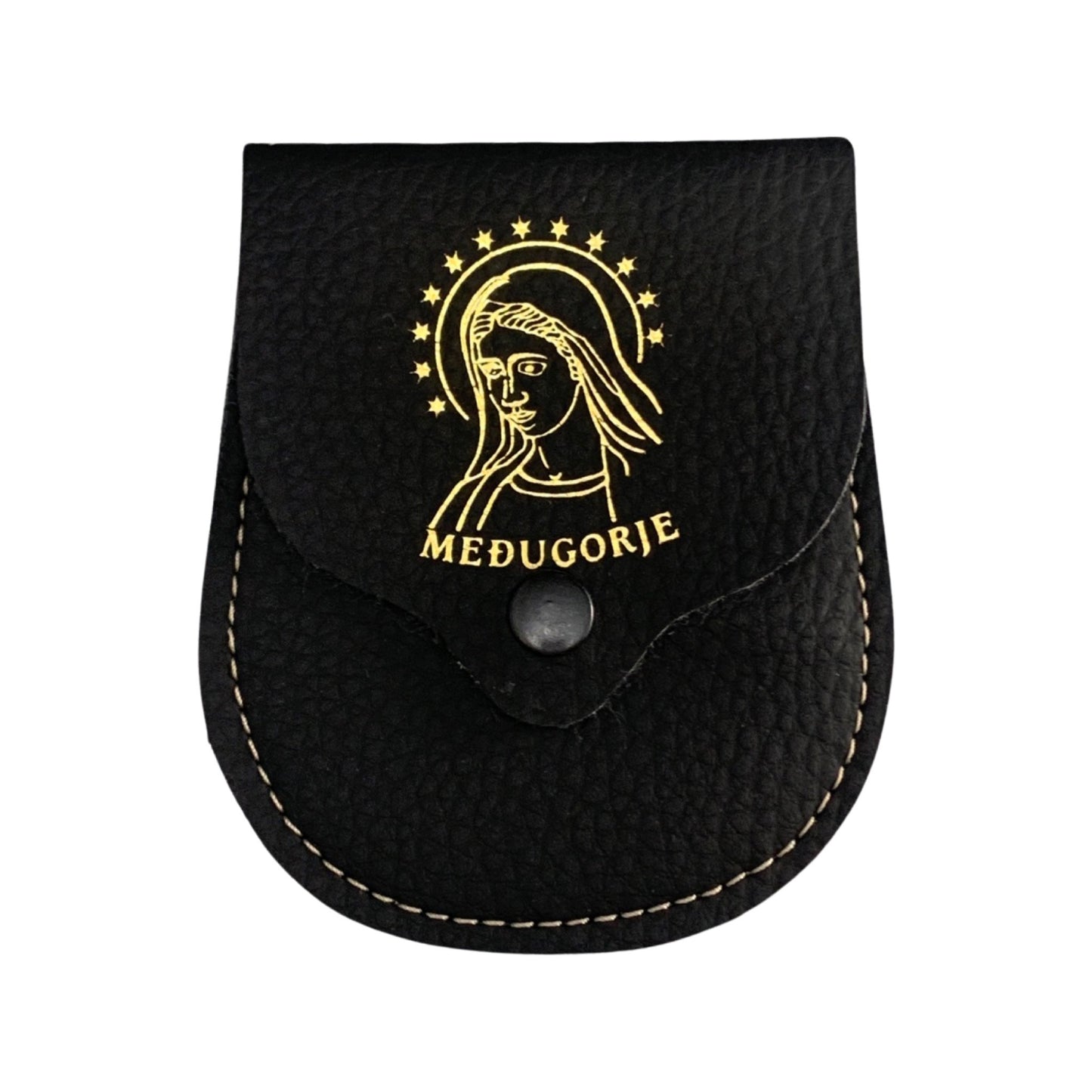 Queen of Peace Leather Pouch of Assorted Colors
