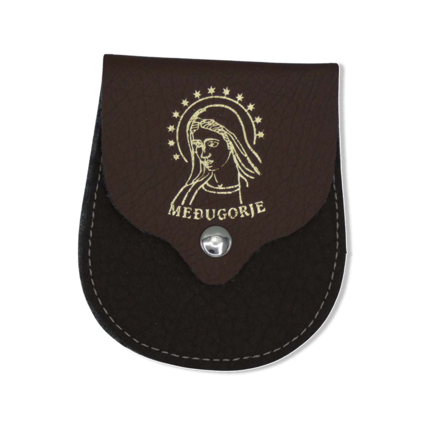 Queen of Peace Leather Pouch of Assorted Colors