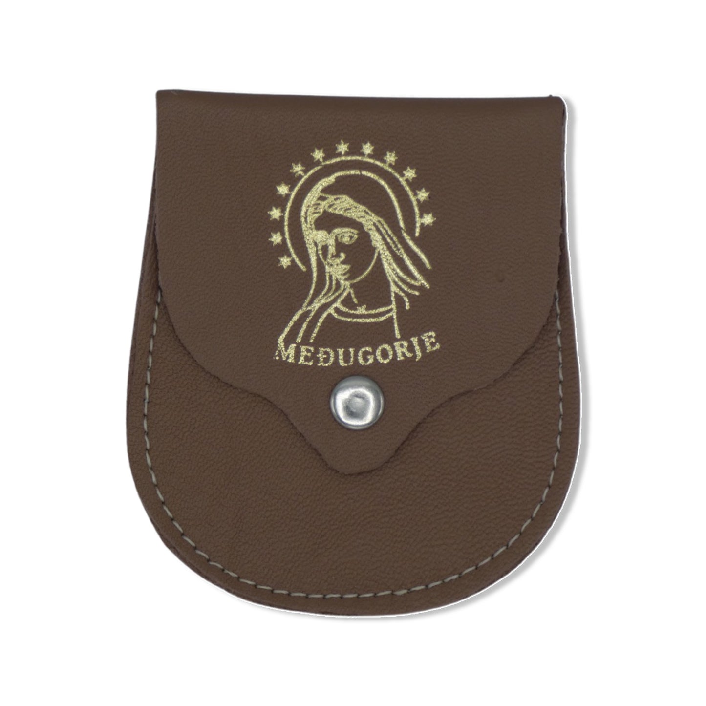 Queen of Peace Leather Pouch of Assorted Colors