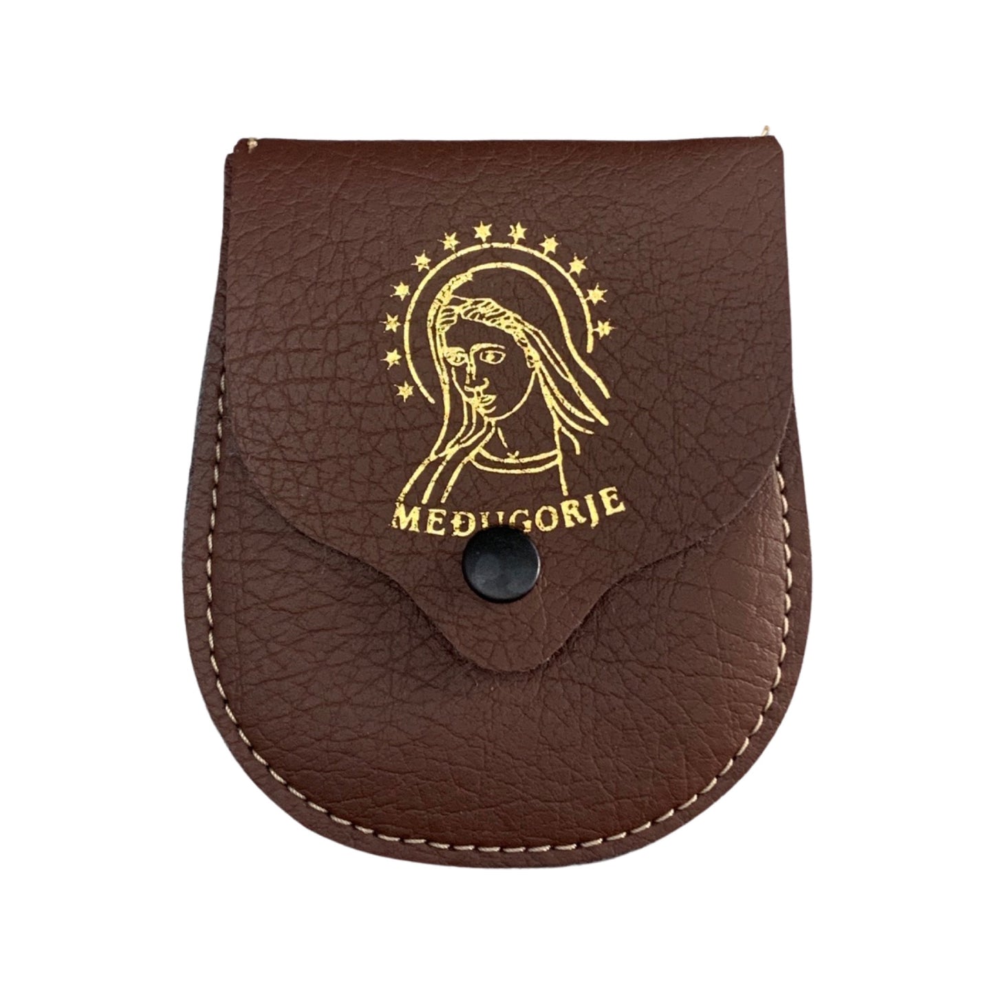 Queen of Peace Leather Pouch of Assorted Colors