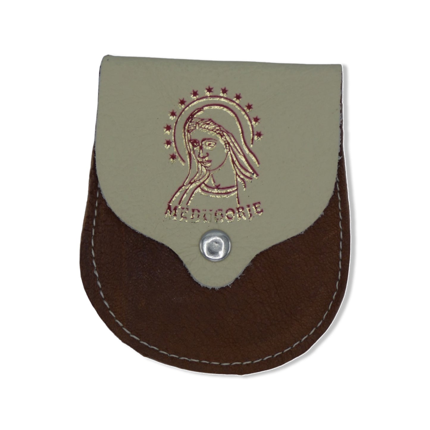 Queen of Peace Leather Pouch of Assorted Colors