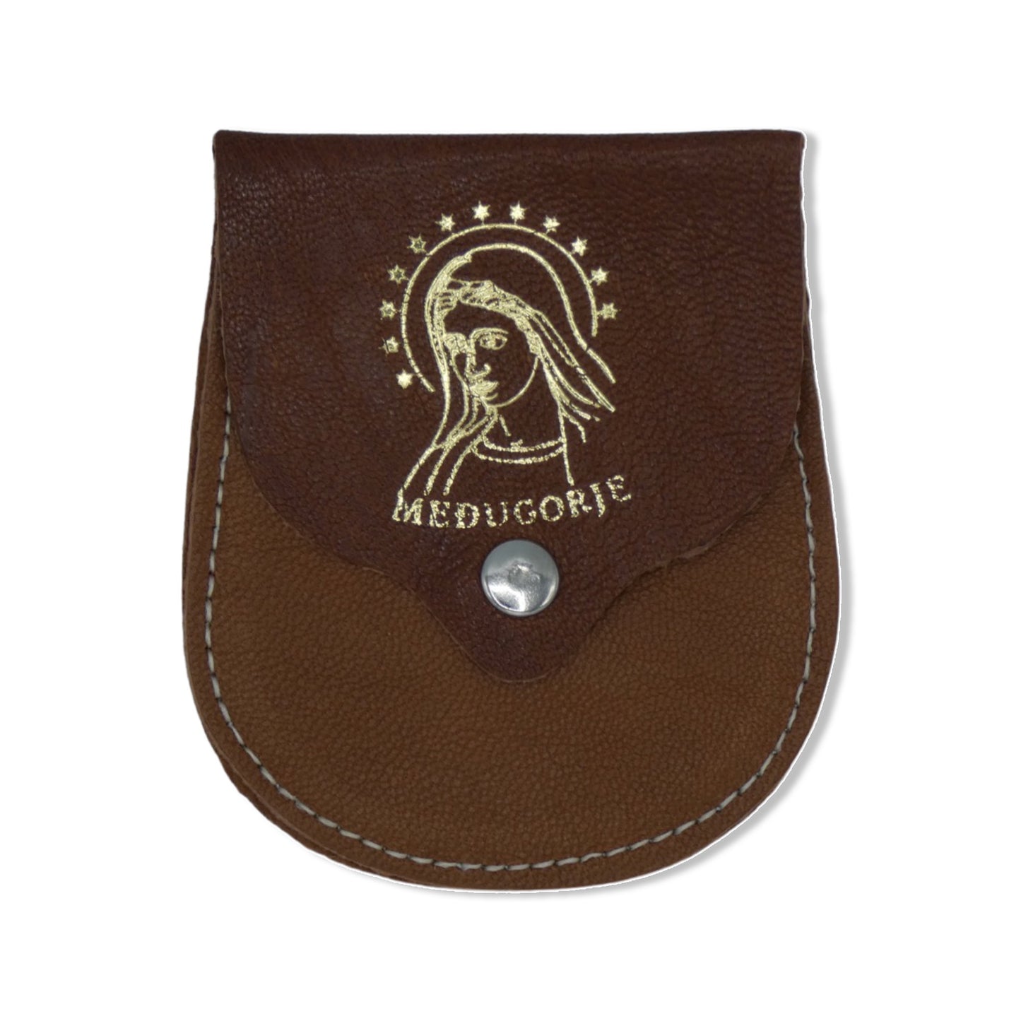 Queen of Peace Leather Pouch of Assorted Colors