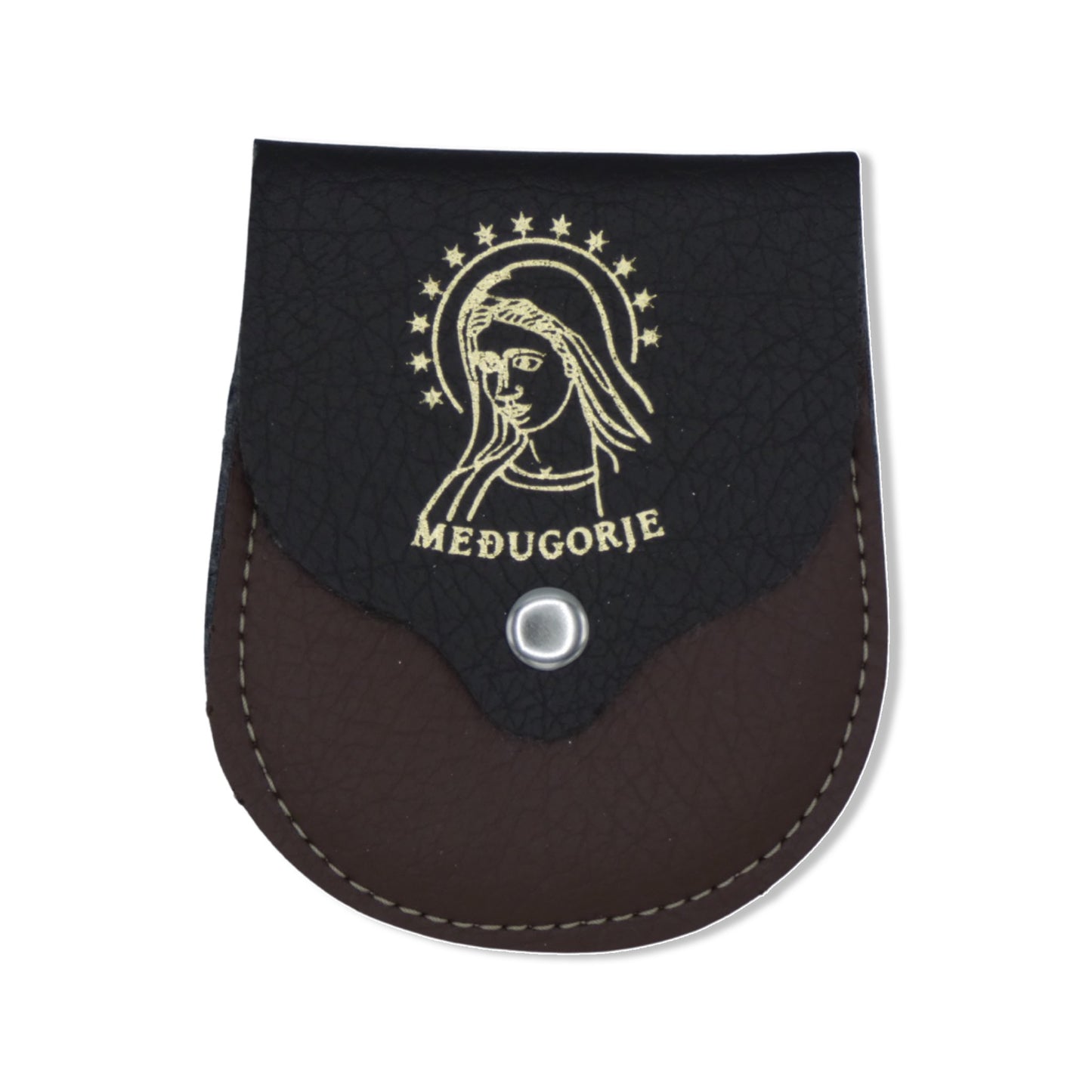 Queen of Peace Leather Pouch of Assorted Colors