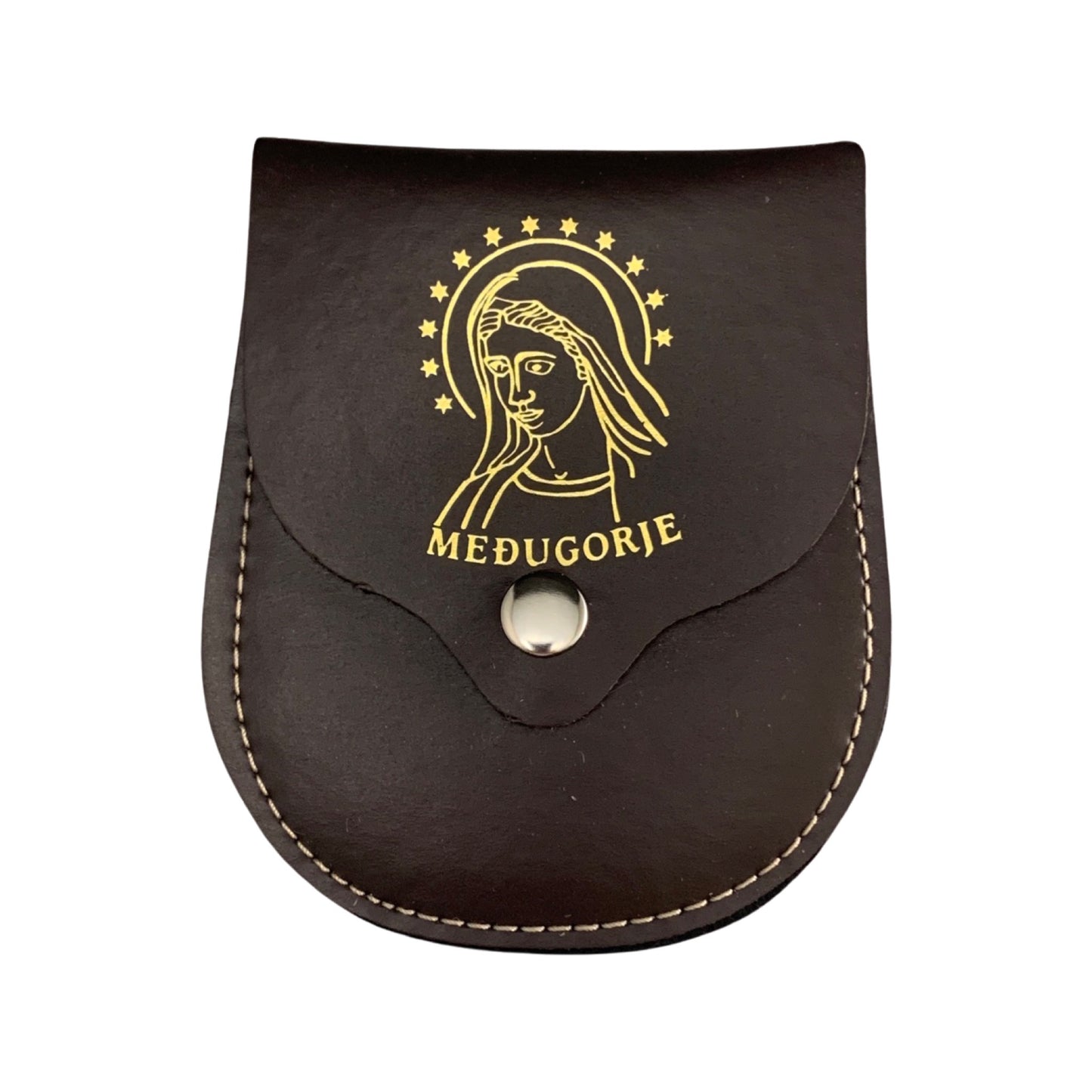 Queen of Peace Leather Pouch of Assorted Colors