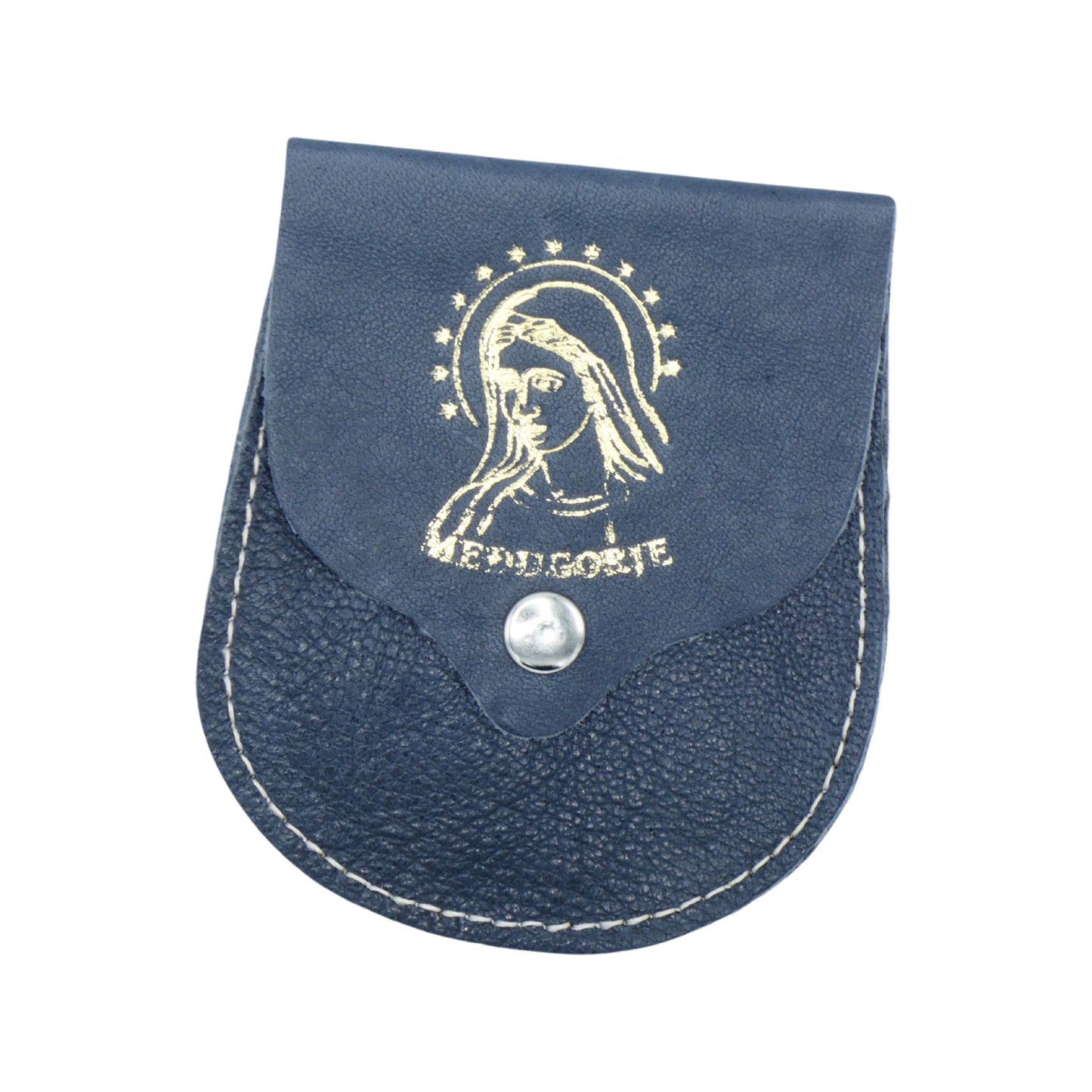 Queen of Peace Leather Pouch of Assorted Colors