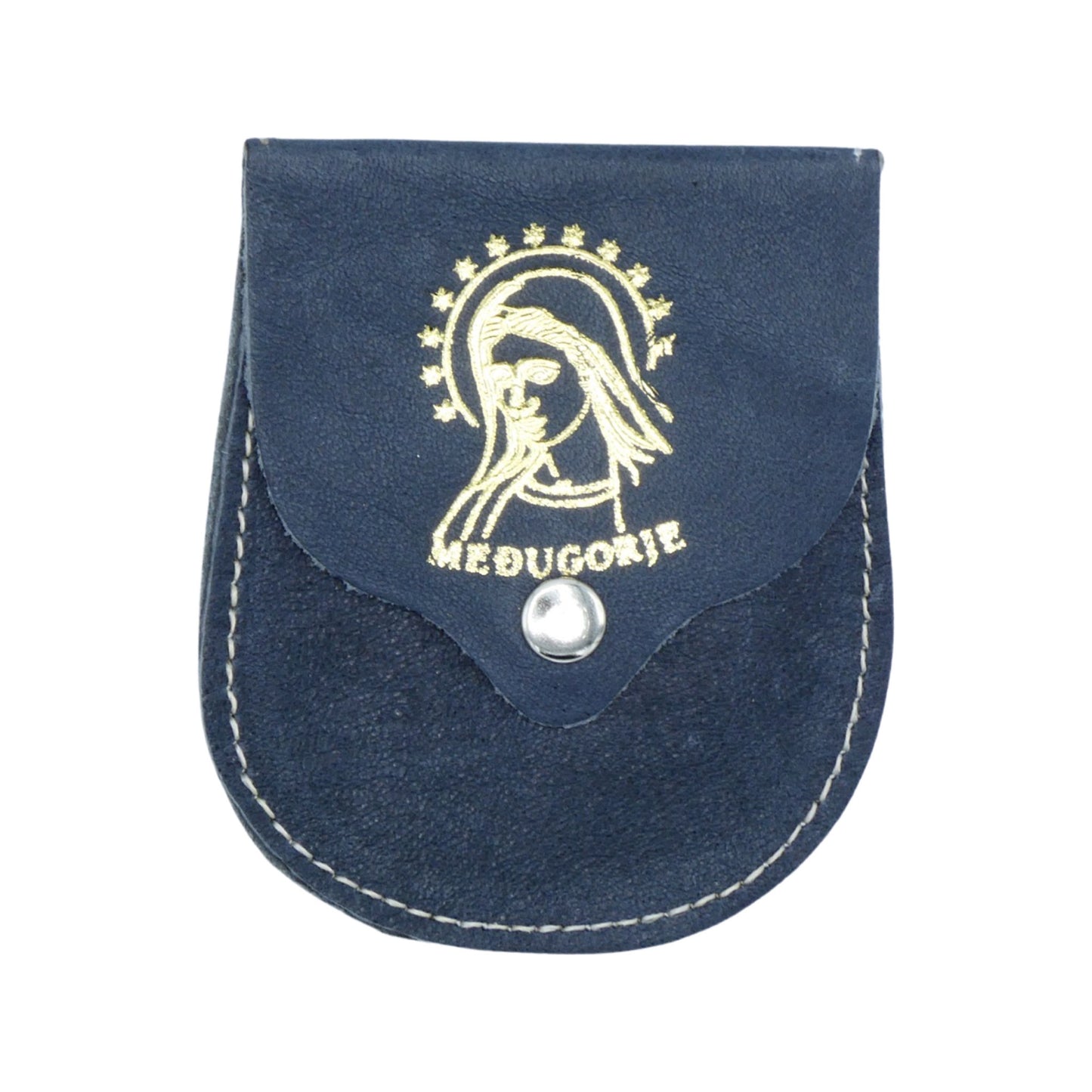 Queen of Peace Leather Pouch of Assorted Colors