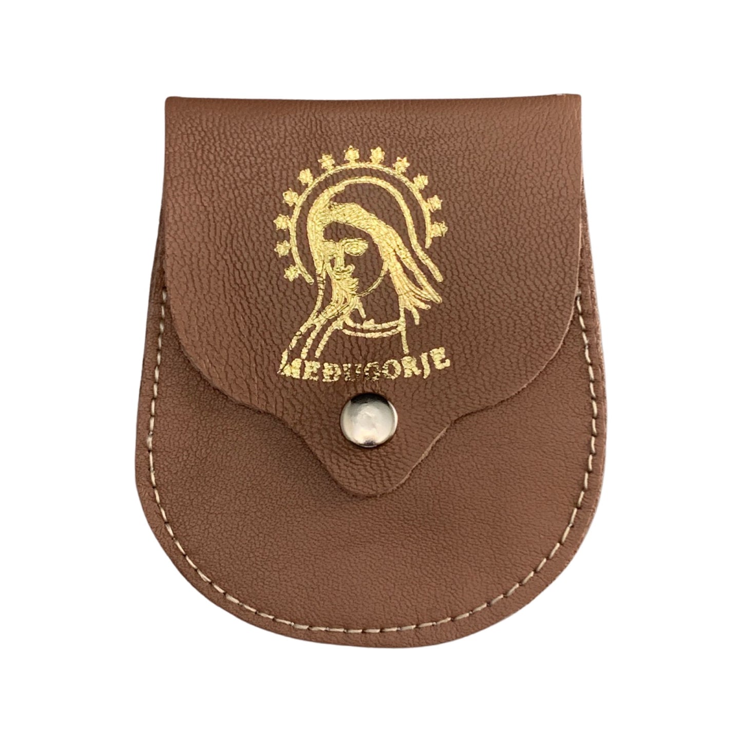 Queen of Peace Leather Pouch of Assorted Colors
