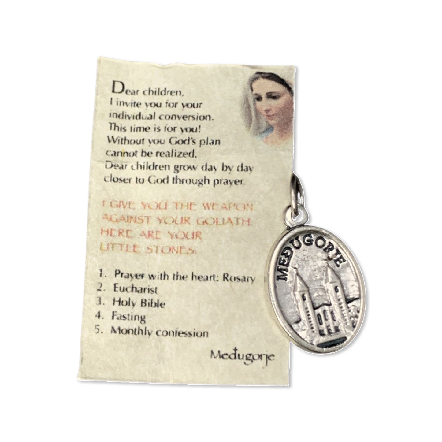 Queen of Peace Medal with Image