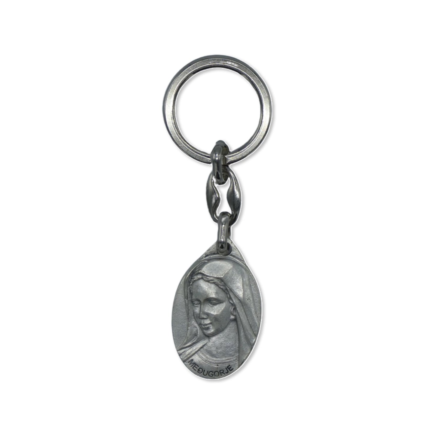 Queen of Peace Two-Sided Keychain