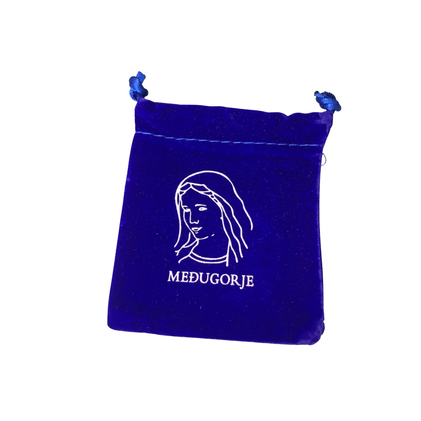 Queen of Peace Velvet Pouch of Assorted Colors