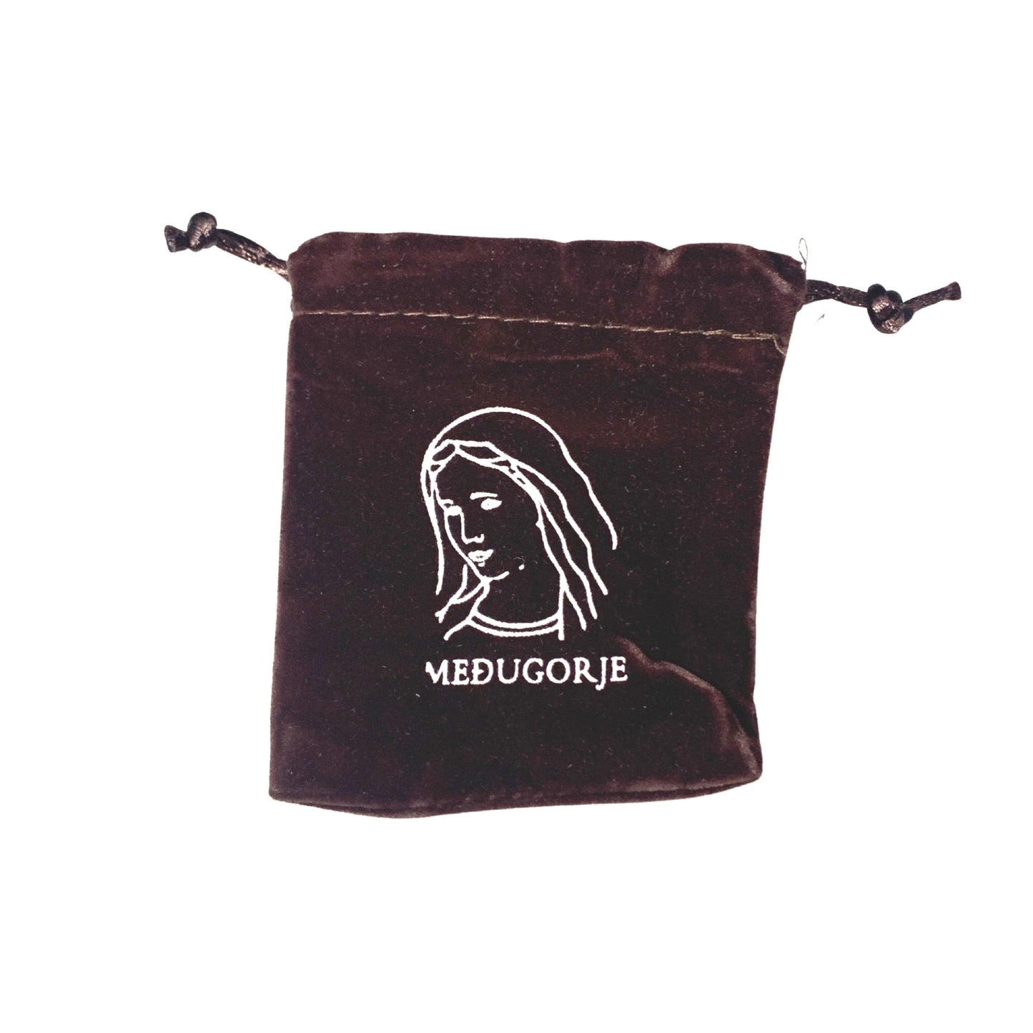 Queen of Peace Velvet Pouch of Assorted Colors