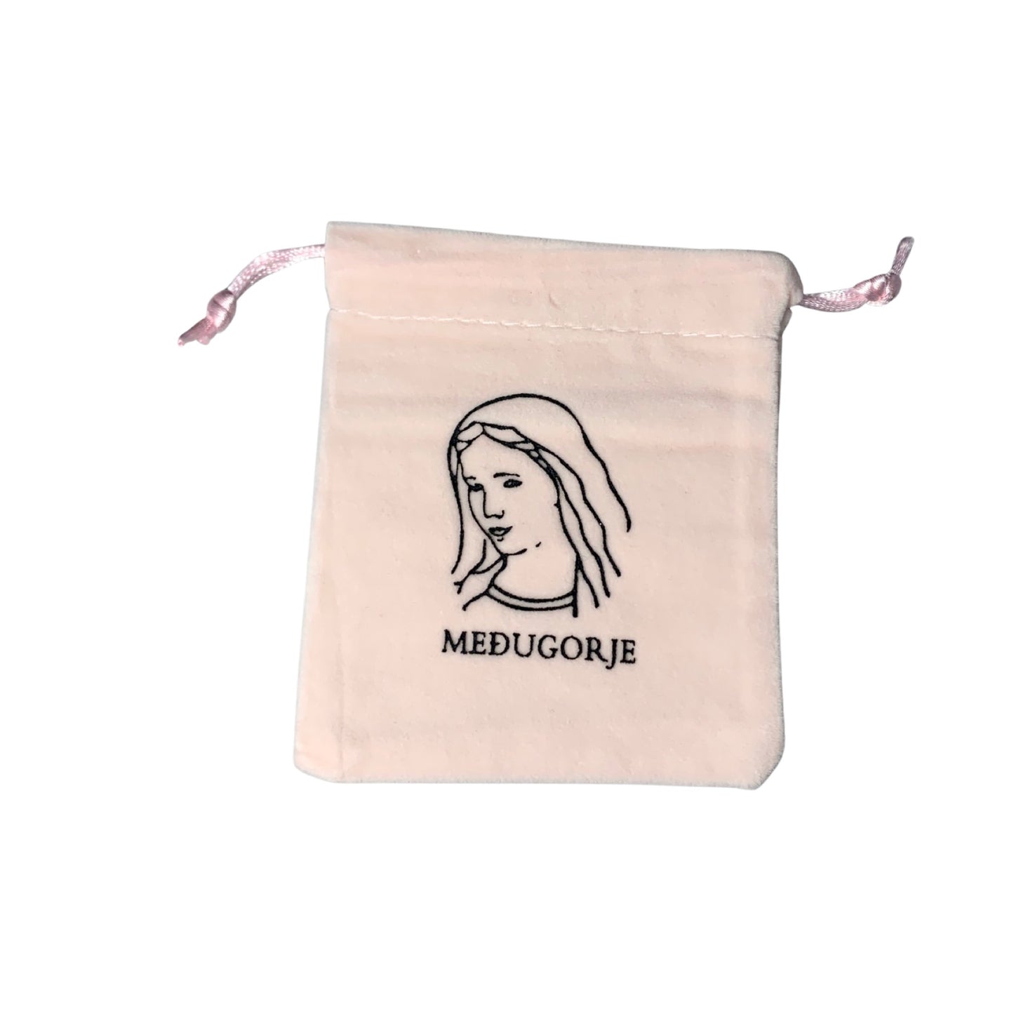 Queen of Peace Velvet Pouch of Assorted Colors