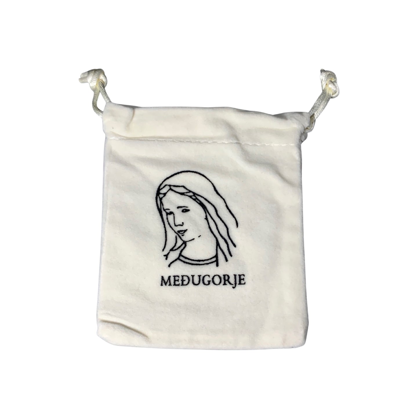 Queen of Peace Velvet Pouch of Assorted Colors