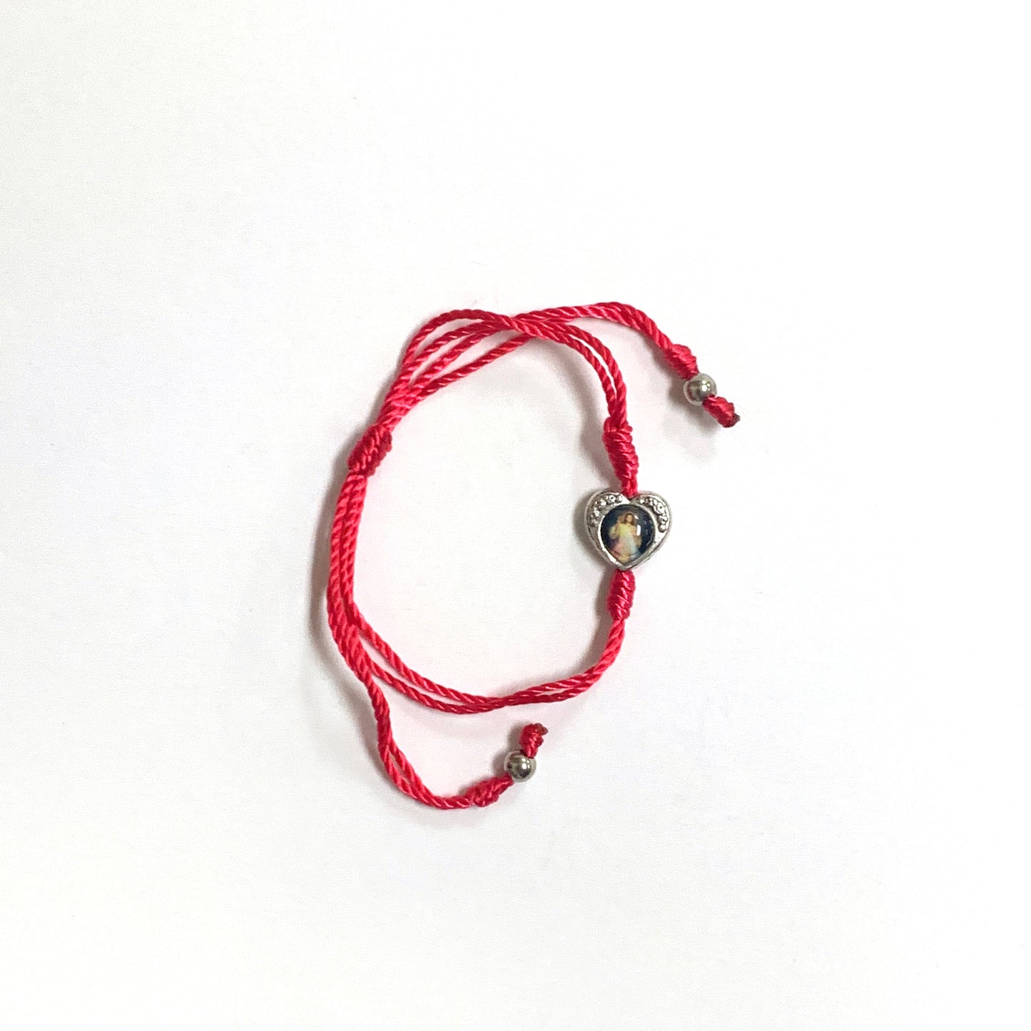 Pink Hand-Made Divine Mercy Bracelet