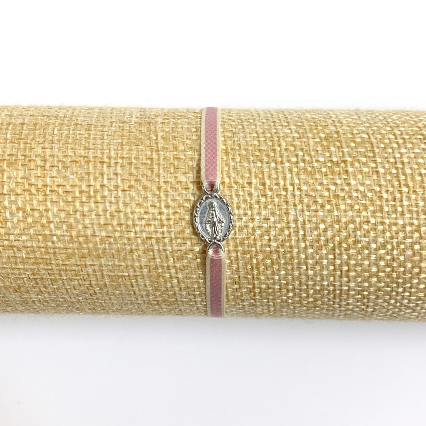 Miraculous Medal Ribbon Bracelet