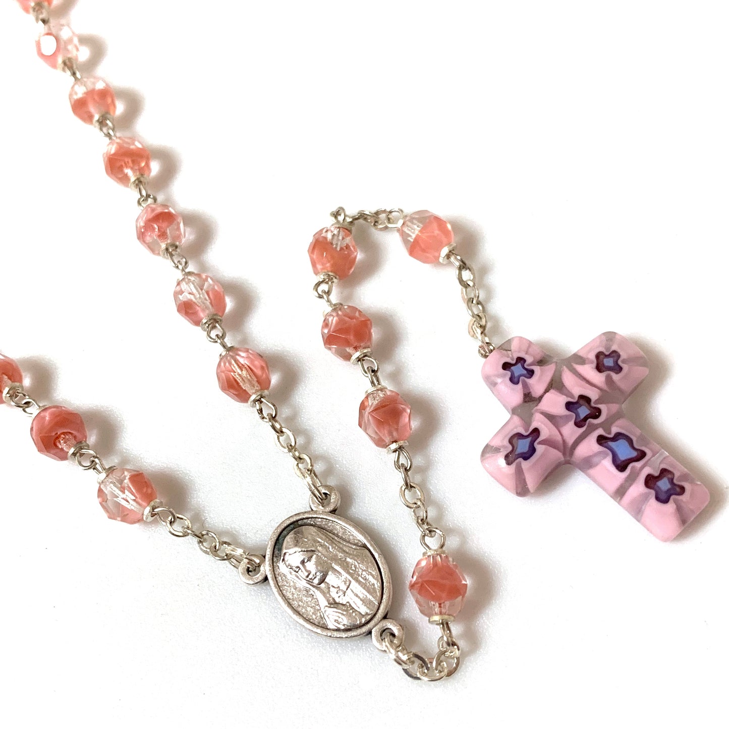 Murano Glass Fatima Rosary
