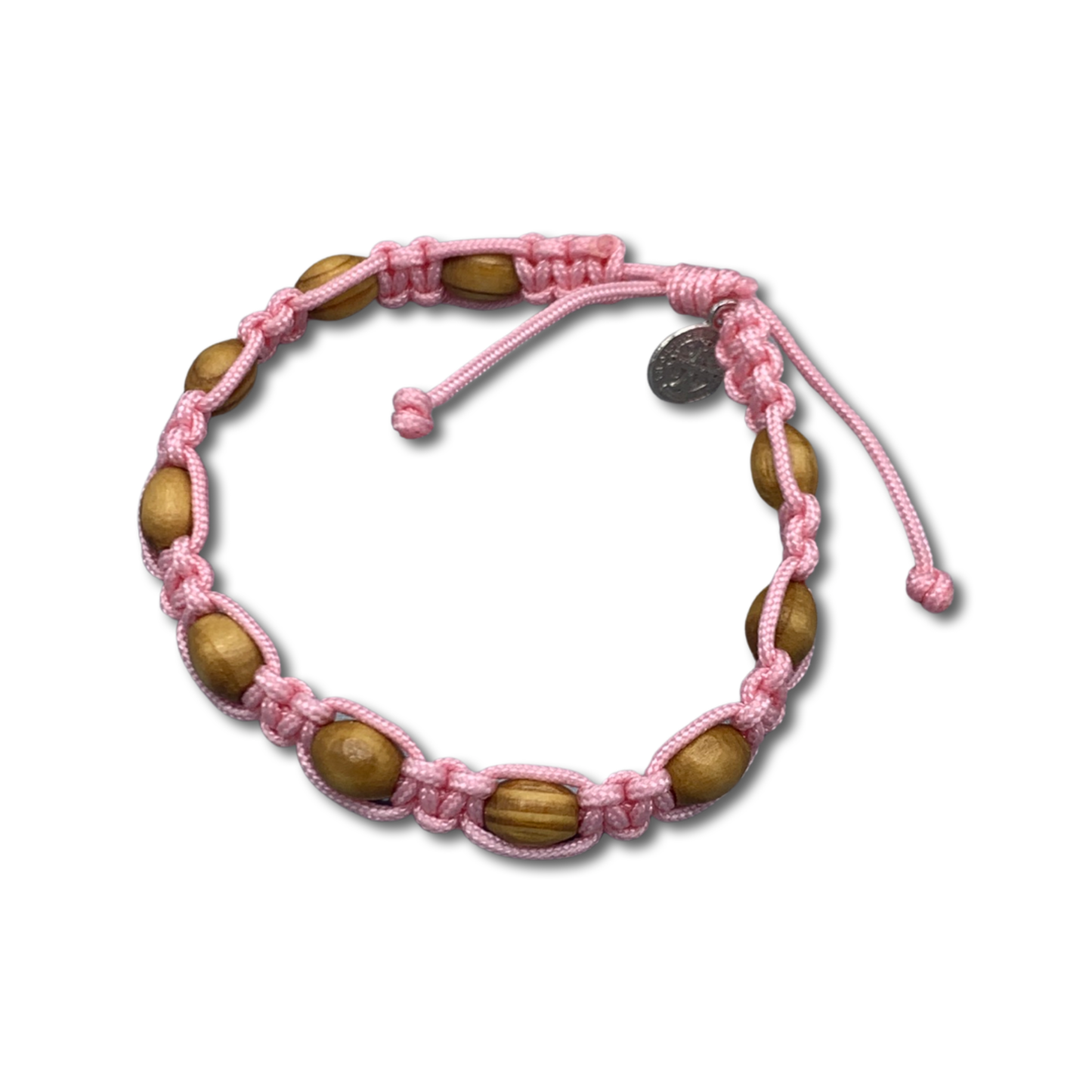 Wood Decade Rosary Bracelet