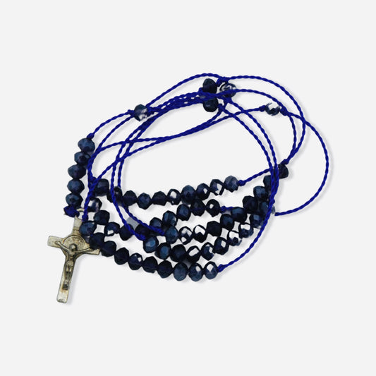 Delicate Rosary Necklace of Assorted Colors