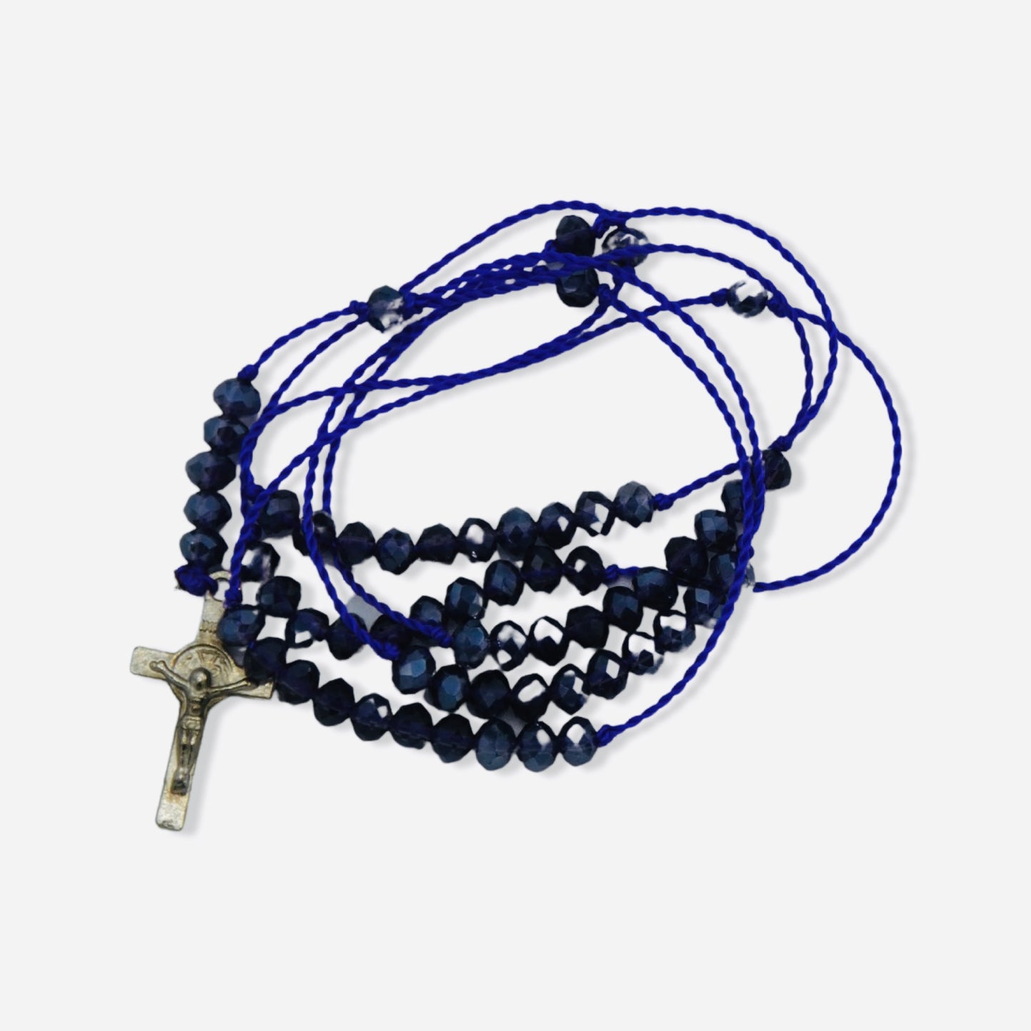 Delicate Rosary Necklace of Assorted Colors