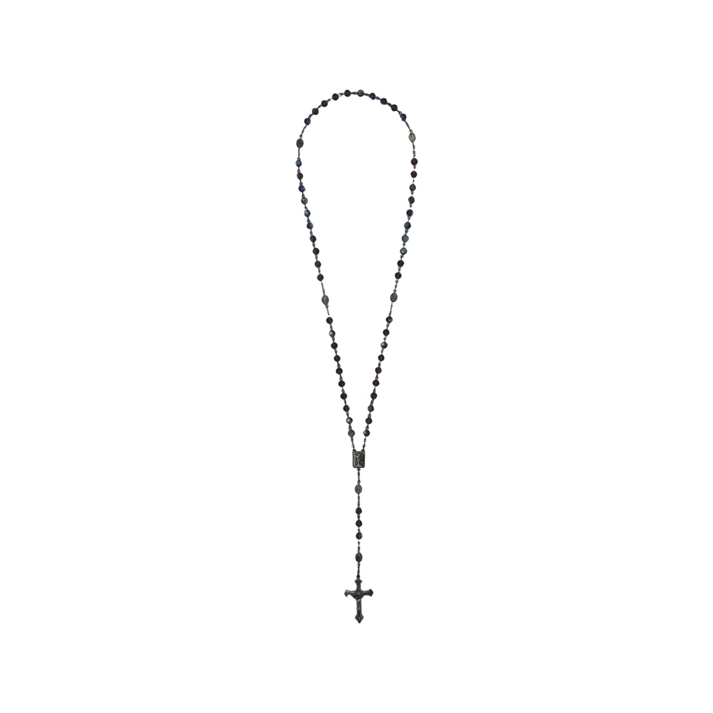 Crystal Lourdes Rosary of Assorted Colors