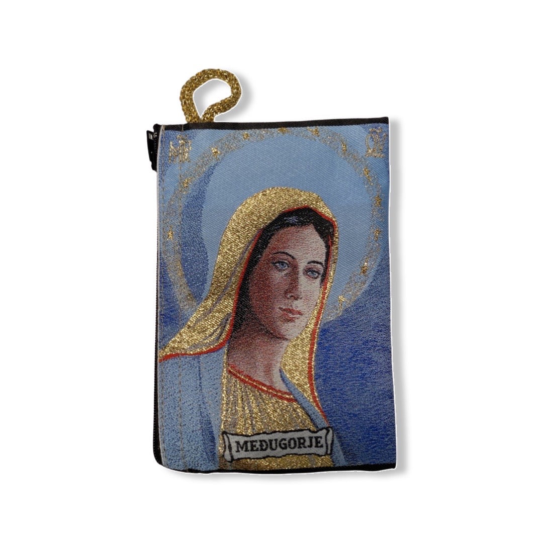 Queen of Peace Fabric Pouch