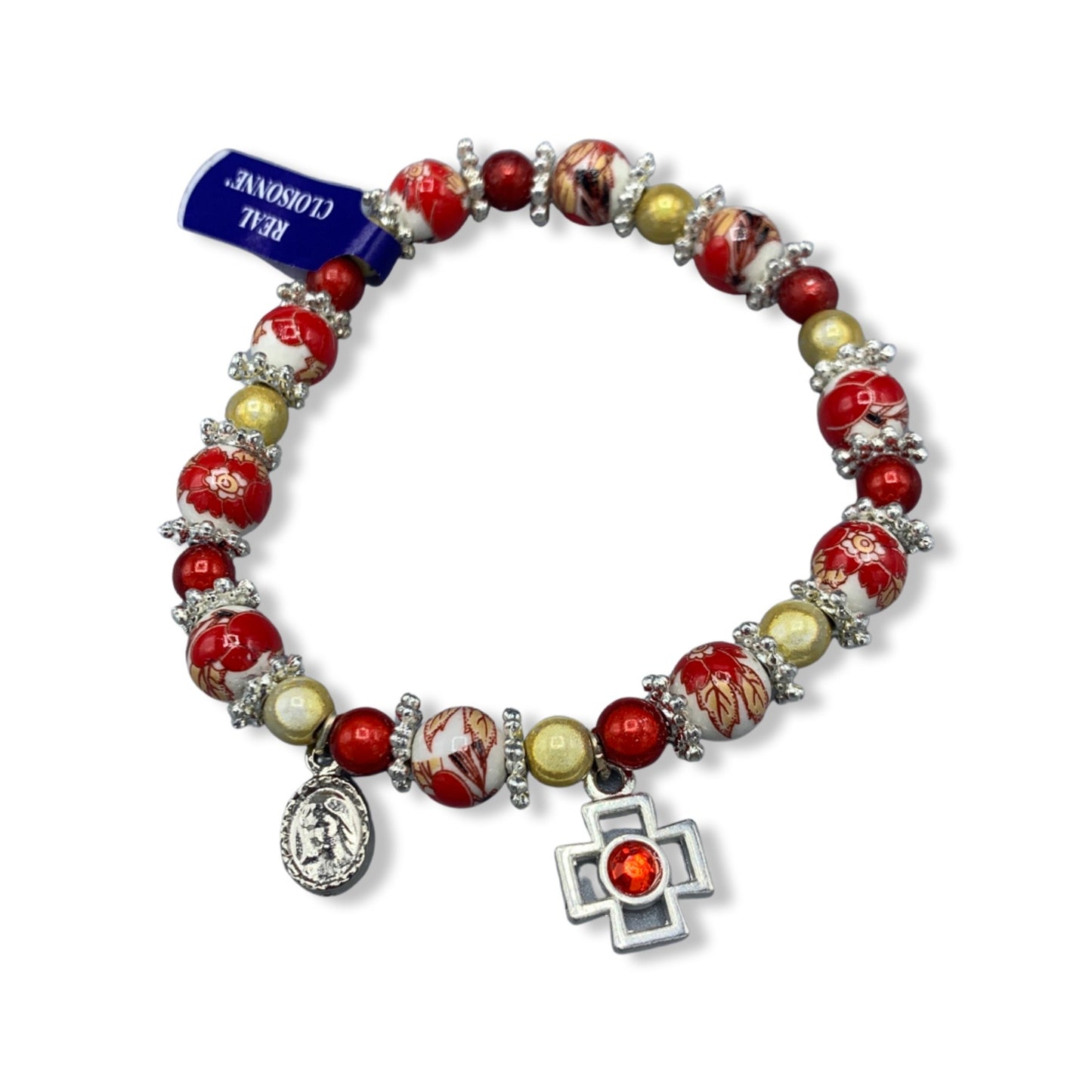 Ceramic Bead Bracelet of Assorted Colors