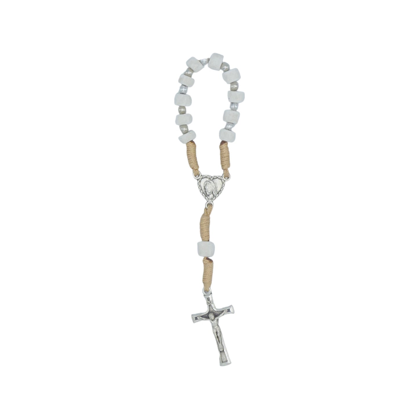 Refined Stone Our Lady Queen of Peace Decade Rosary