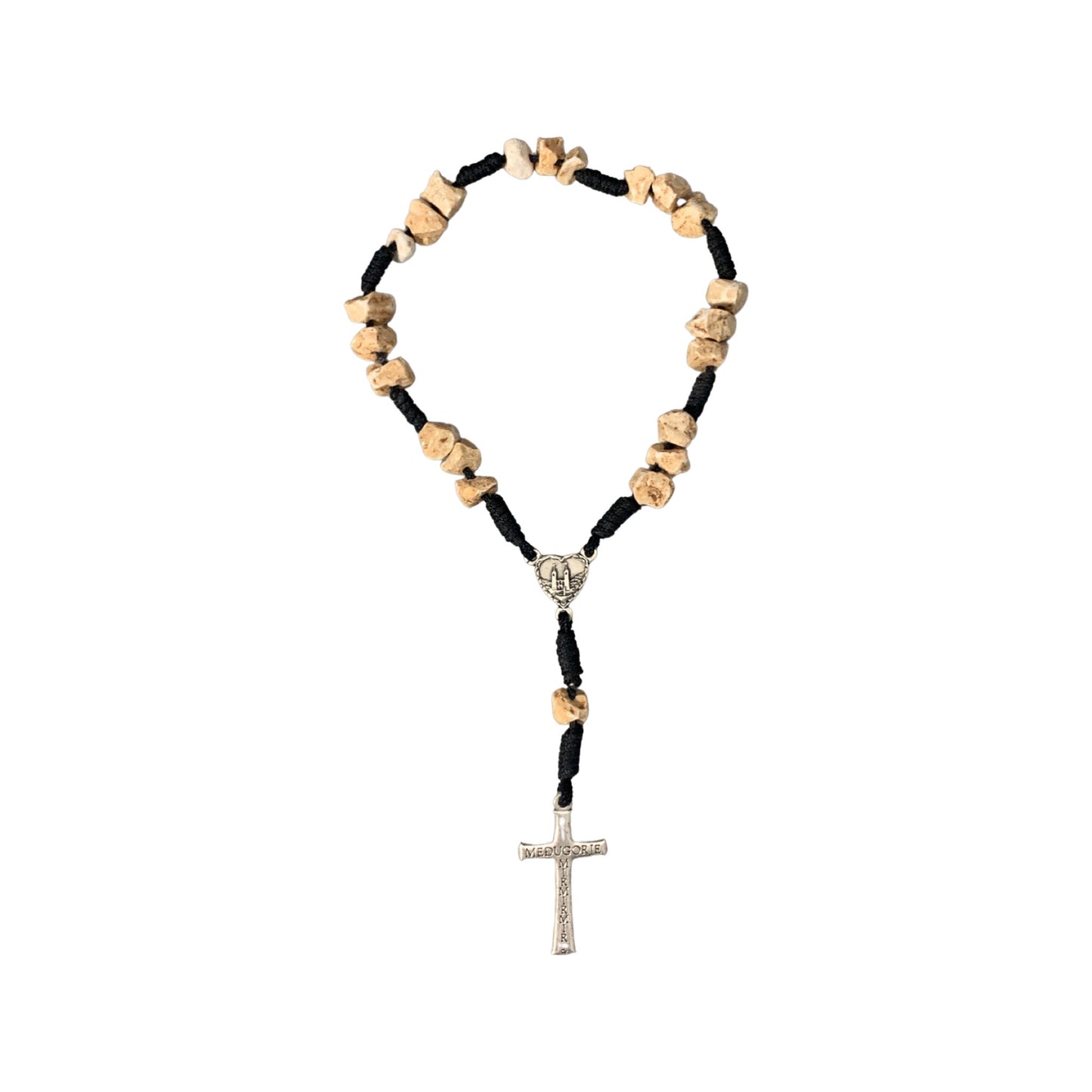 Rocky Stone Beads Chaplet of Peace