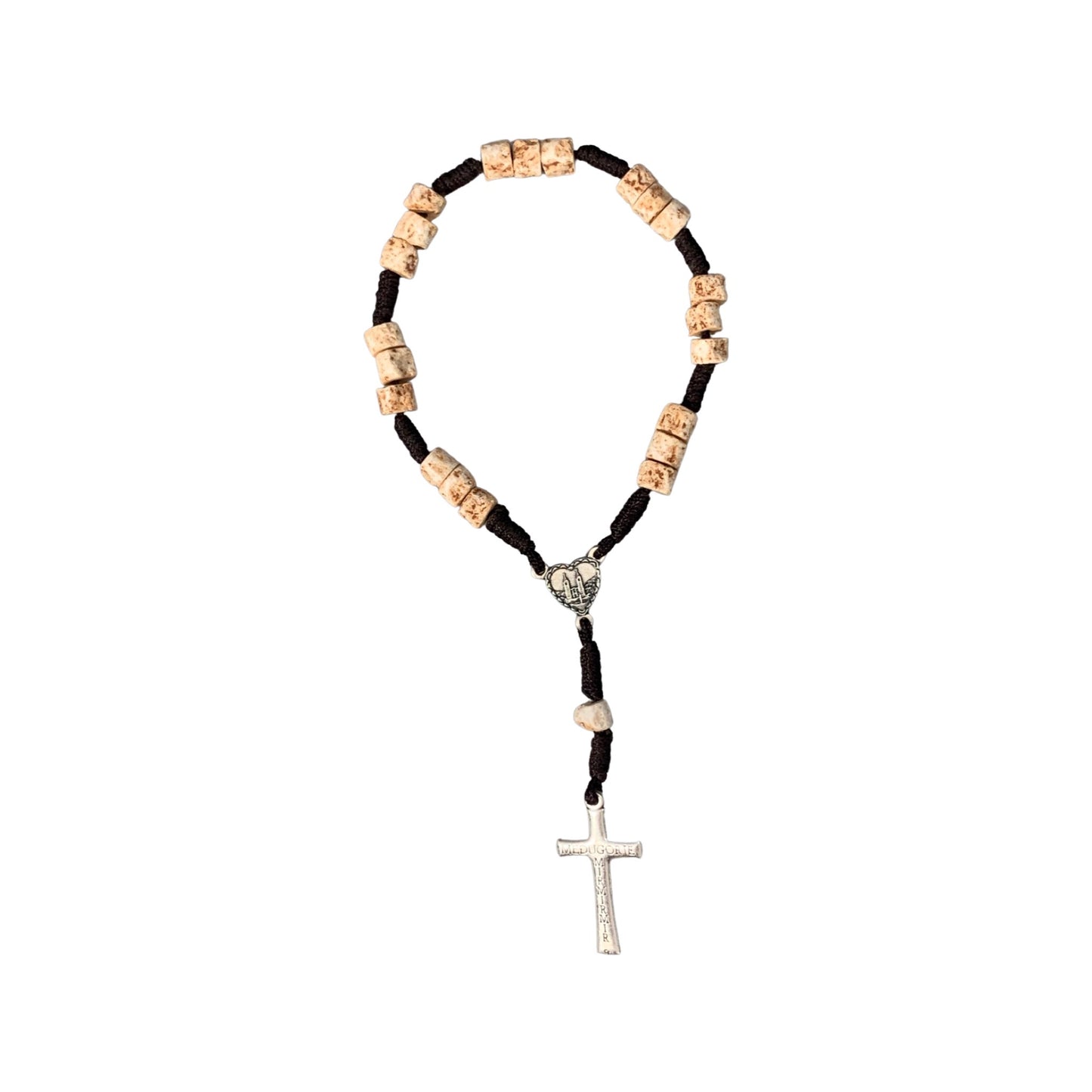 Rocky Stone Beads Chaplet of Peace