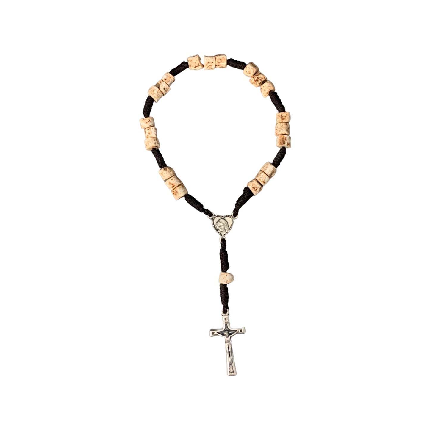 Rocky Stone Beads Chaplet of Peace