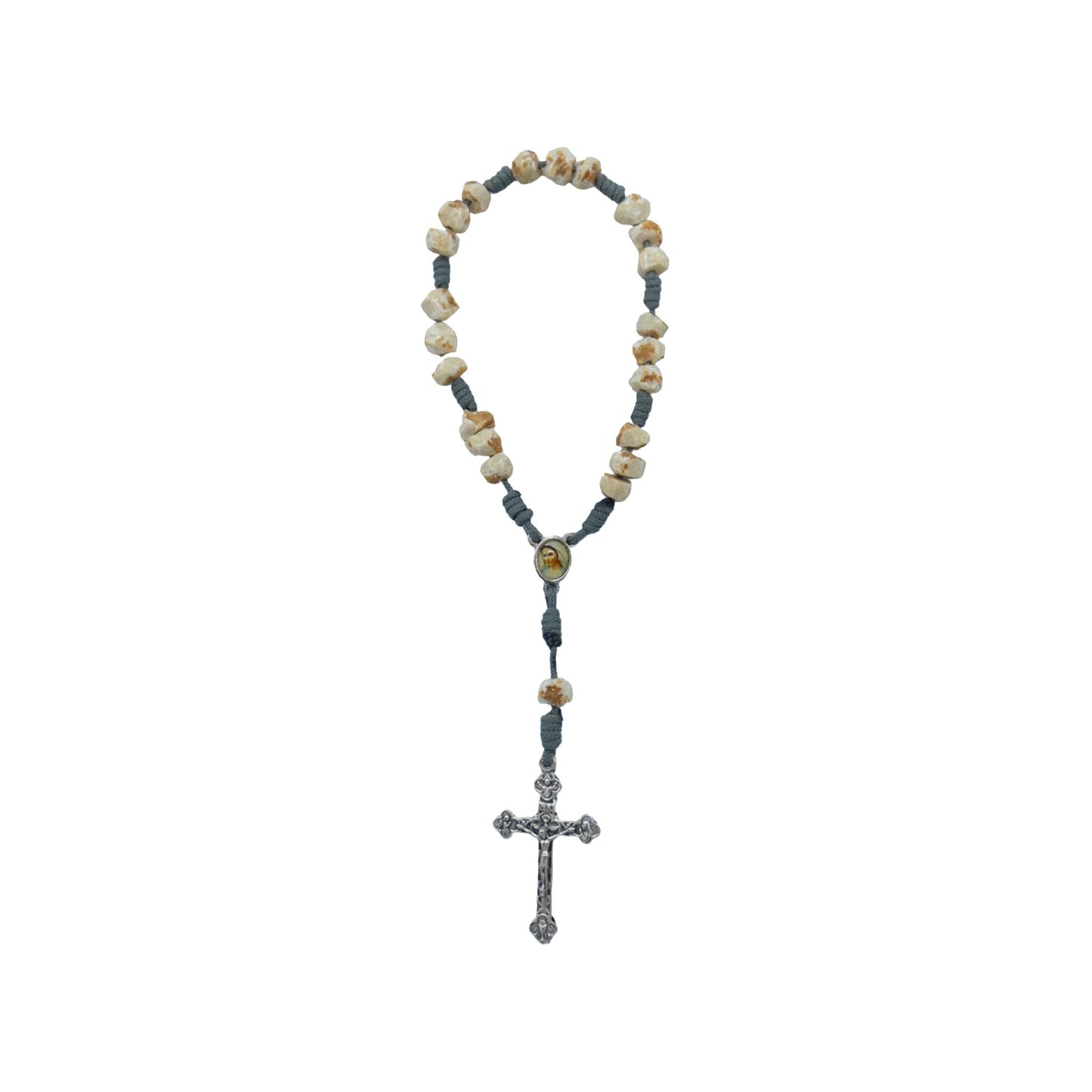 Rocky Stone Beads Chaplet of Peace