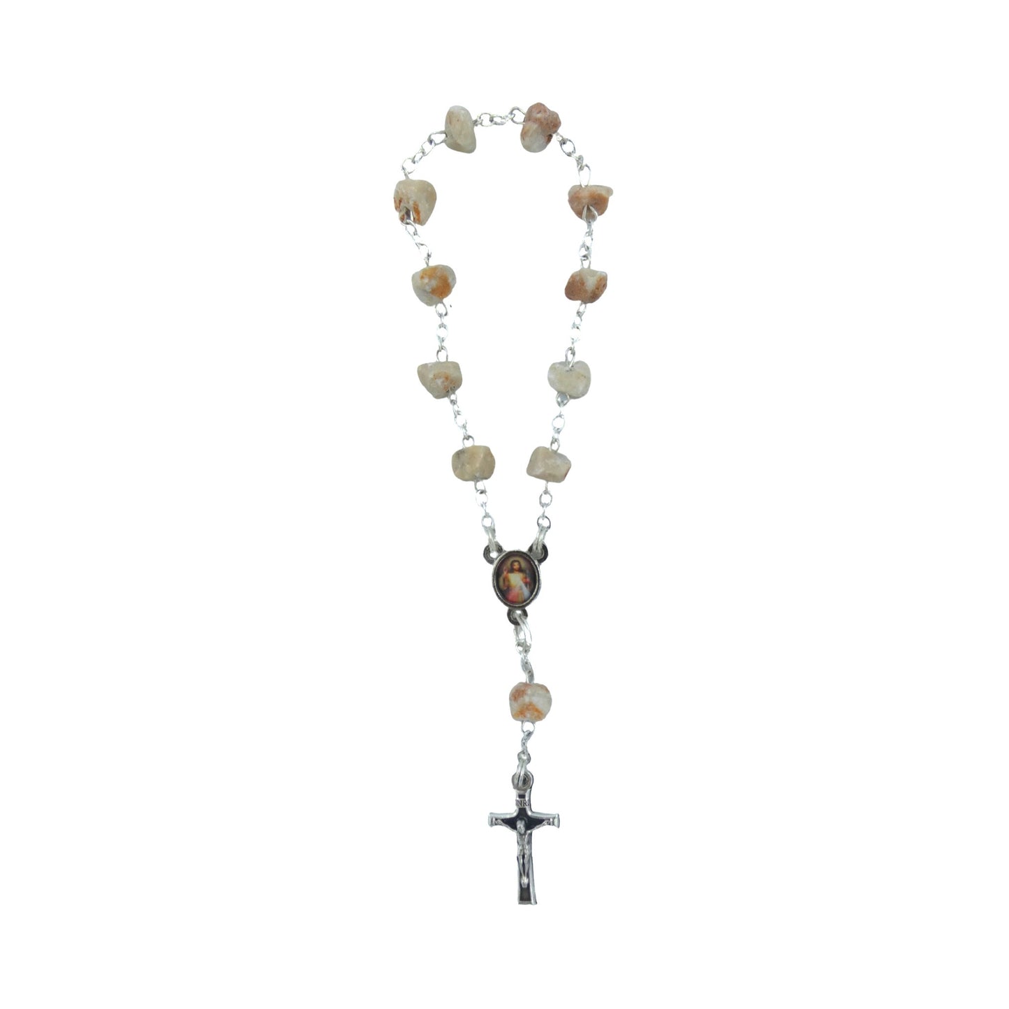 Queen of Peace Rocky Stone Decade Rosary