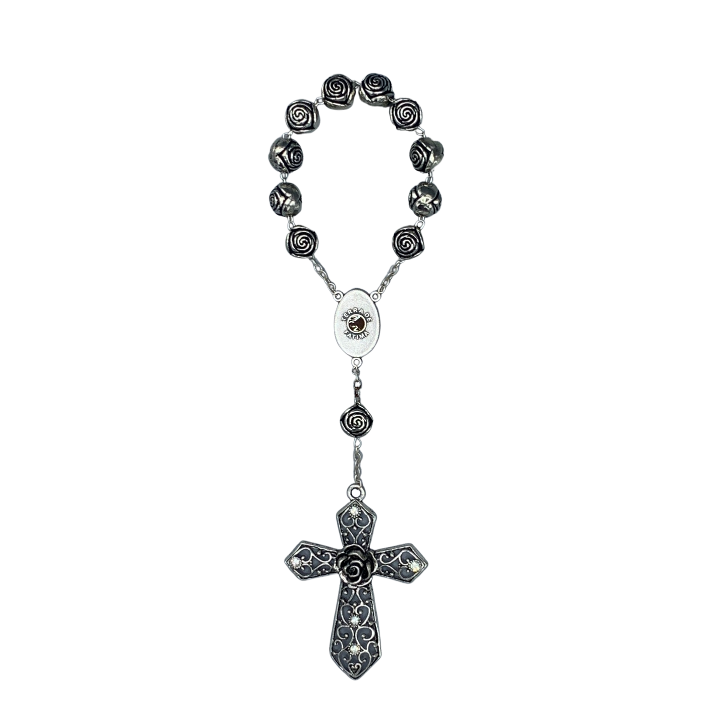 Rose Fatima Decade Door Hanger