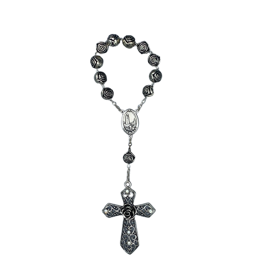 Rose Fatima Decade Door Hanger