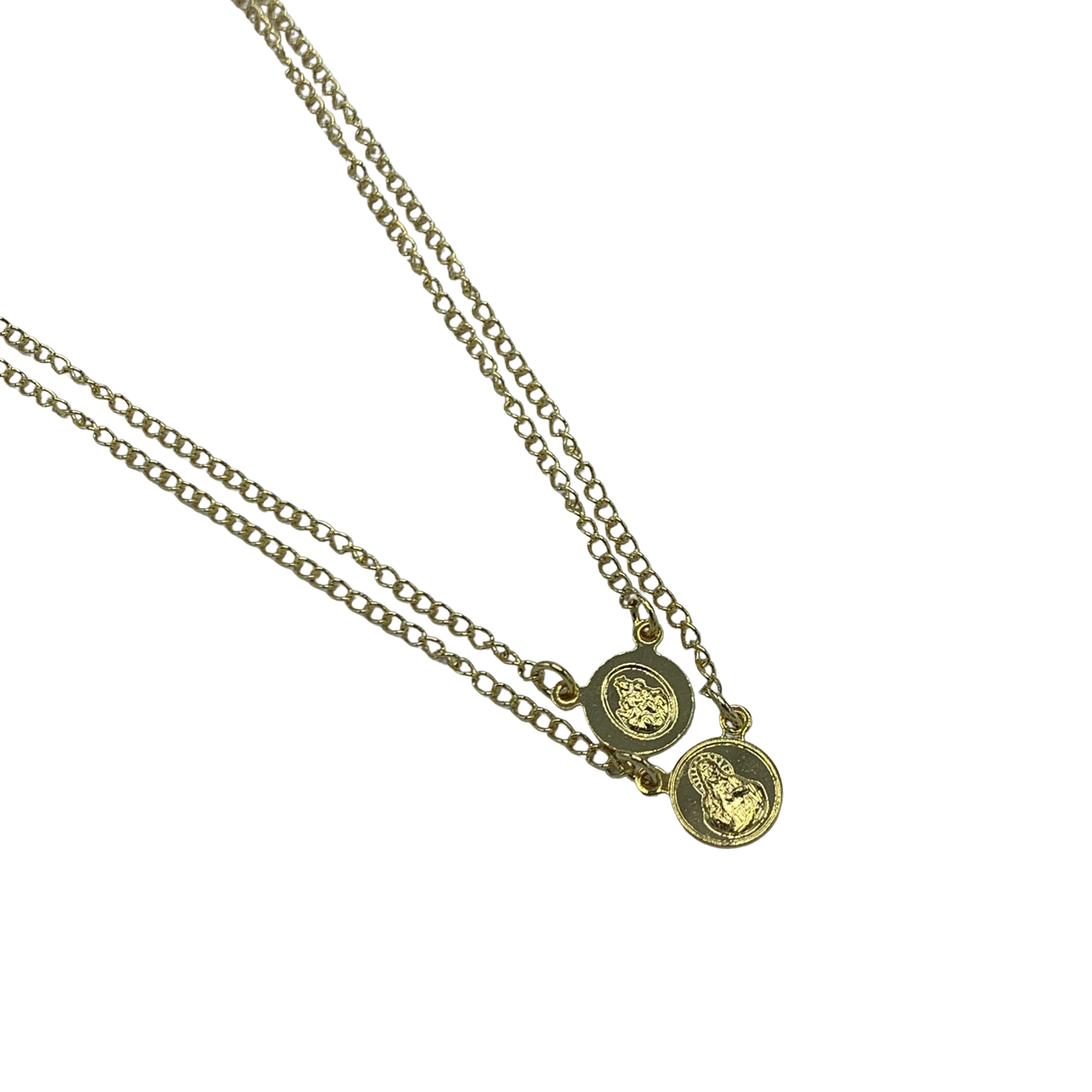 Round Gold Scapular