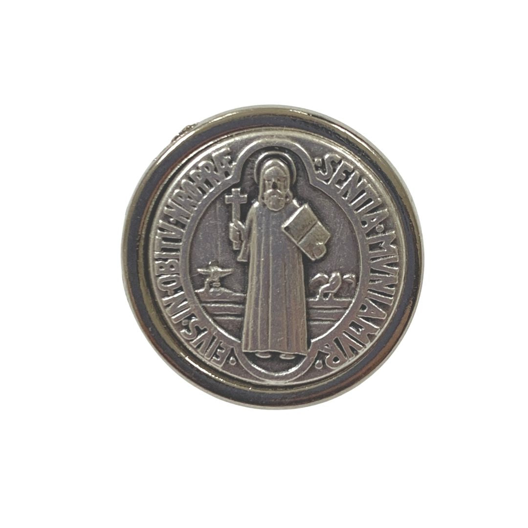 Round St. Benedict Pin