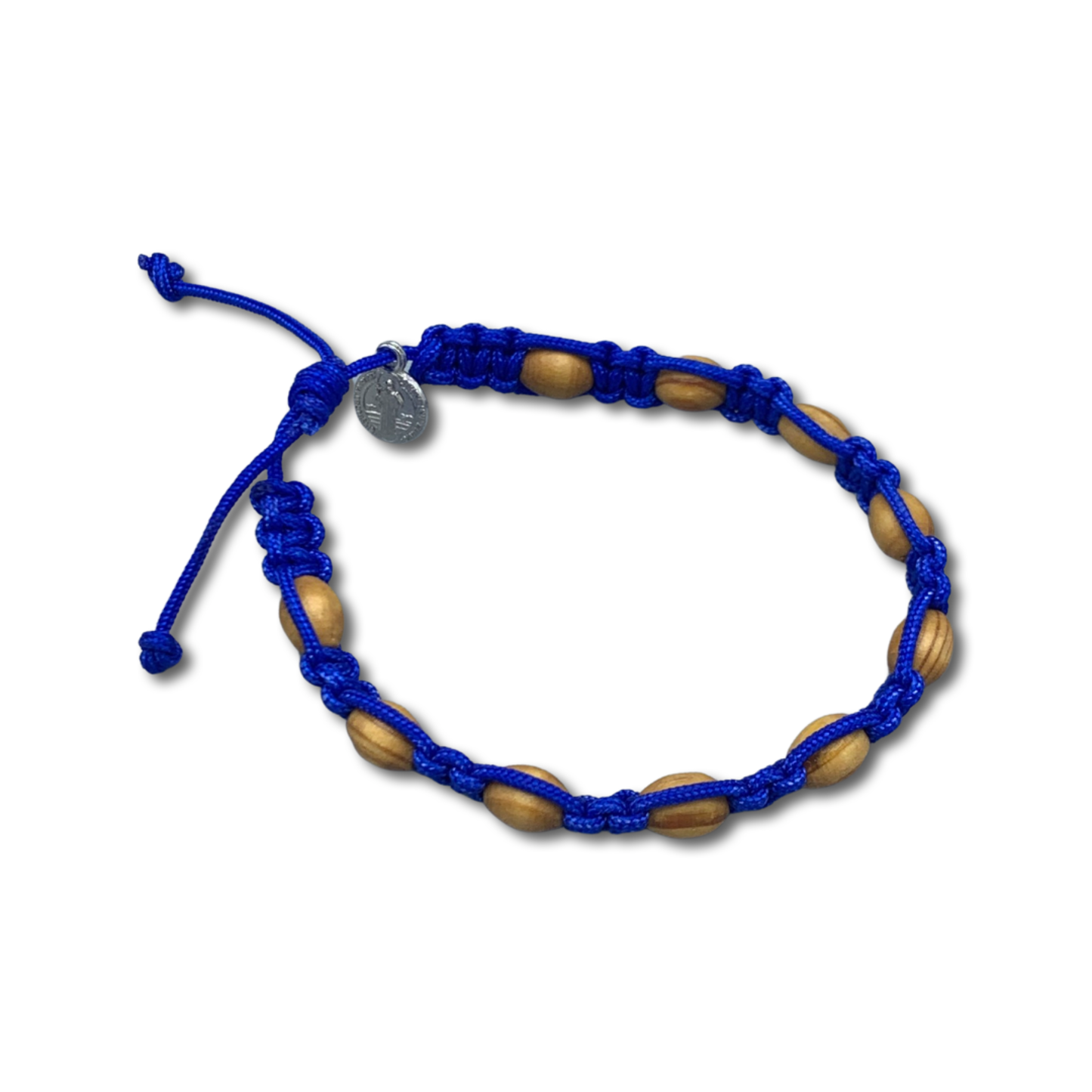 Wood Decade Rosary Bracelet