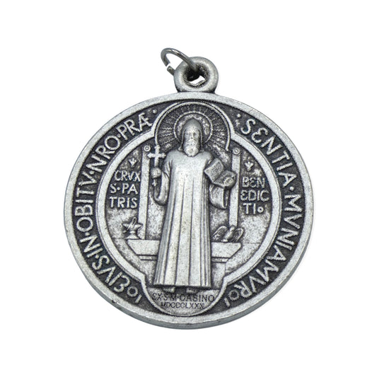 Silver Circle St. Benedict Medal
