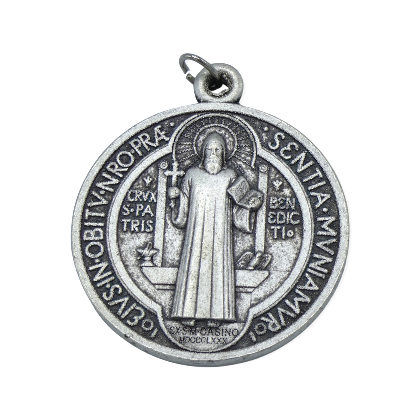 Silver Circle St. Benedict Medal