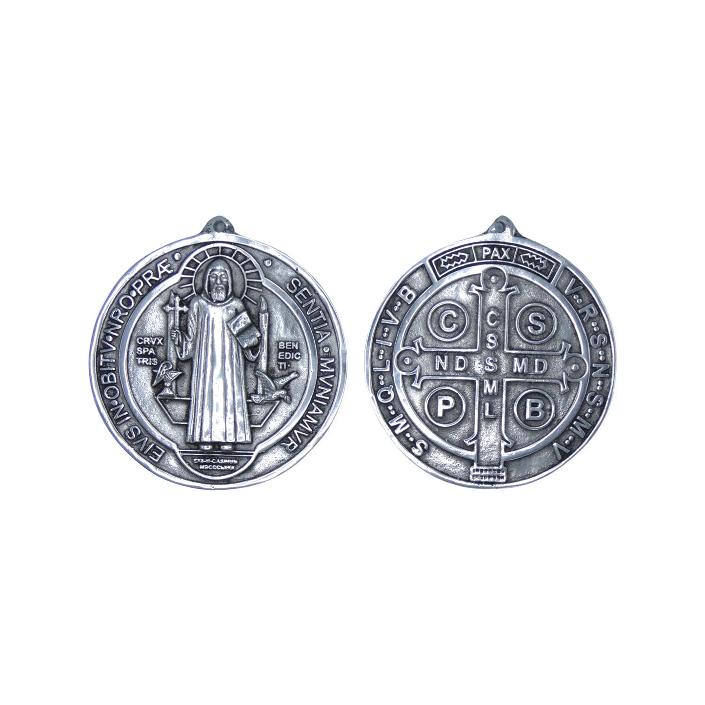 Silver Circle St. Benedict Medal